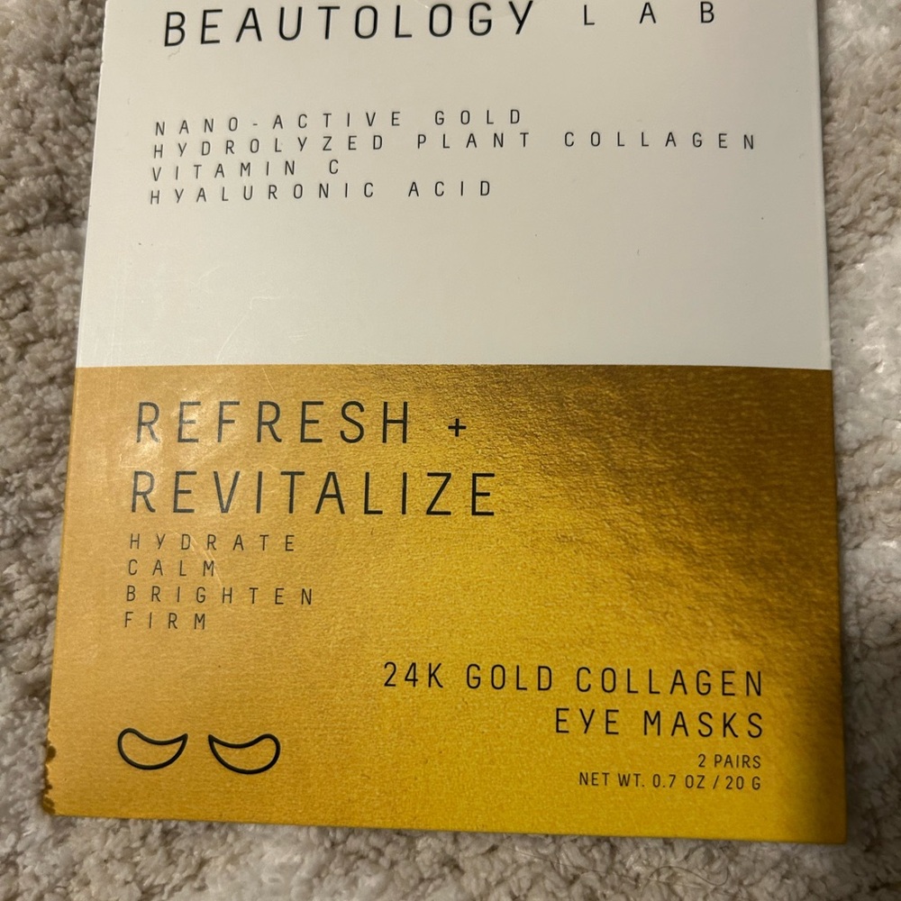 Gold Collagen Eye Masks